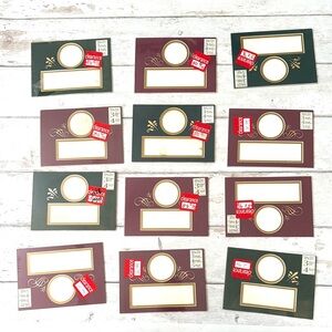 Frame & Name Mats Photo Picture Frame Inserts Bundle Lot Set of 12 NEW